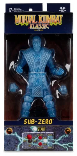 Mortal Kombat Klassic Figura Sub-Zero (Ice Clone) 18 cm