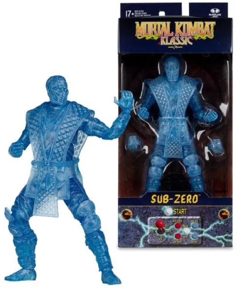 Mortal Kombat Klassic Figura Sub-Zero (Ice Clone) 18 cm