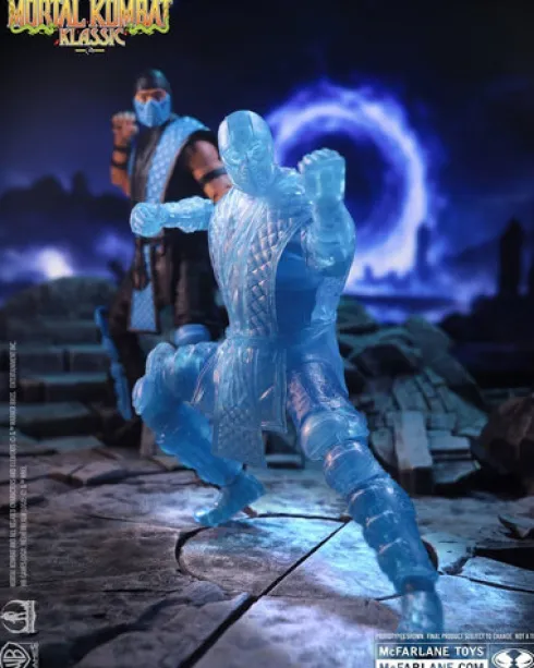 Mortal Kombat Klassic Figura Sub-Zero (Ice Clone) 18 cm