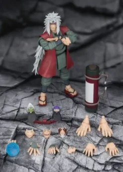 Naruto Figura S.H.Figuarts Jiraiya Hidden Leaf Heroic Master Sage (Sage Mode Set) 17 cm
