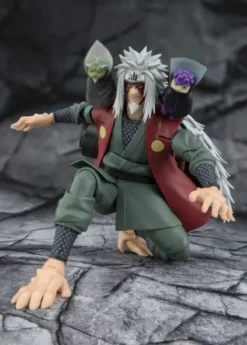 Naruto Figura S.H.Figuarts Jiraiya Hidden Leaf Heroic Master Sage (Sage Mode Set) 17 cm