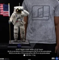 NASA Estatua 1/4 Legacy Replica Apollo 11 Astronaut 58 cm
