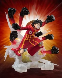 One Piece Figuarts ZERO Extra Battle Estatua PVC Monkey D. Luffy -Gum Gum Hawk Gatling- 19 cm