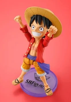 One Piece Figura World Collactable Figures x S.H. Figuarts Monkey D. Luffy 8 cm
