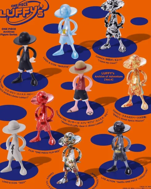 One Piece Luffy’s Archive of Adventure Figura Mini Blind Box Surtido (10)