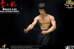 Operación Dragón My Favourite Movie Estatua 1/6 Bruce Lee Kali Sticks Fight Deluxe Basement Version 30 cm