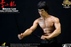 Operación Dragón My Favourite Movie Estatua 1/6 Bruce Lee Kali Sticks Fight Deluxe Basement Version 30 cm
