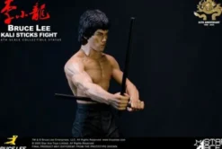 Operación Dragón My Favourite Movie Estatua 1/6 Bruce Lee Kali Sticks Fight Normal Version 30 cm