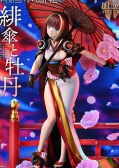 Original Illustration by Fuzichoco Estatua PVC 1/7 Prisma Wing Scarlet Umbrella And Peony Deluxe Version 32 cm