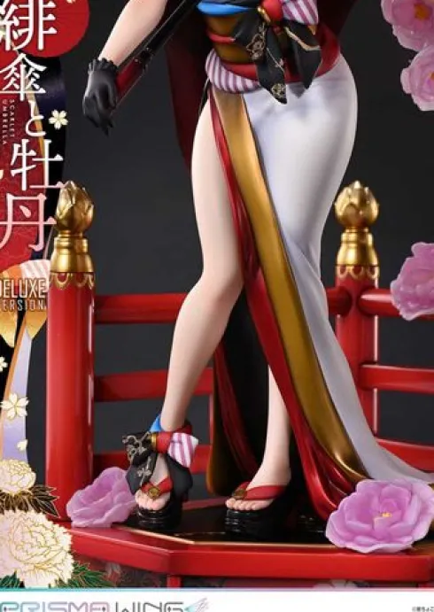 Original Illustration by Fuzichoco Estatua PVC 1/7 Prisma Wing Scarlet Umbrella And Peony Deluxe Version 32 cm