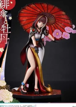 Original Illustration by Fuzichoco Estatua PVC 1/7 Prisma Wing Scarlet Umbrella And Peony Deluxe Version 32 cm