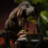 Parque Jurásico Estatua 1/20 Demi Art Scale T-Rex attacks Donald Gennaro 30 cm