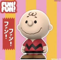 Peanuts Figura Soft Vinyl FUN! FUN! Charlie Brown (Red Shirt) 13 cm