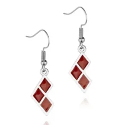 Pendientes Harley Quinn Logo Diamantes DC Comics