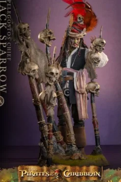 Piratas del Caribe: El Cofre del Hombre Muerto Figura DX 1/6 Pelegostos Chief Jack Sparrow