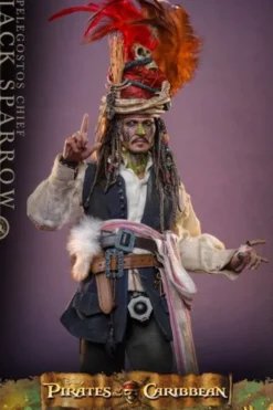 Piratas del Caribe: El Cofre del Hombre Muerto Figura DX 1/6 Pelegostos Chief Jack Sparrow