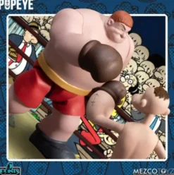 Popeye Figuras 5 Points Deluxe Set Popeye & Oxheart 9 cm
