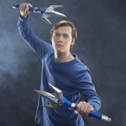 Power Rangers Lightning Collection Mighty Morphin Blue Ranger Power Lance