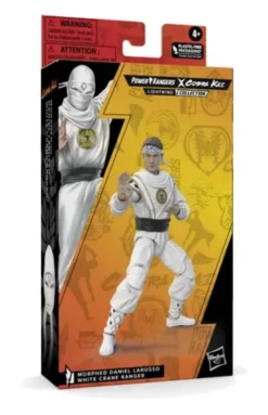 Power Rangers Lightning Collection Mighty Morphin X Cobra Kai Daniel LaRusso Morphed White Crane Ranger