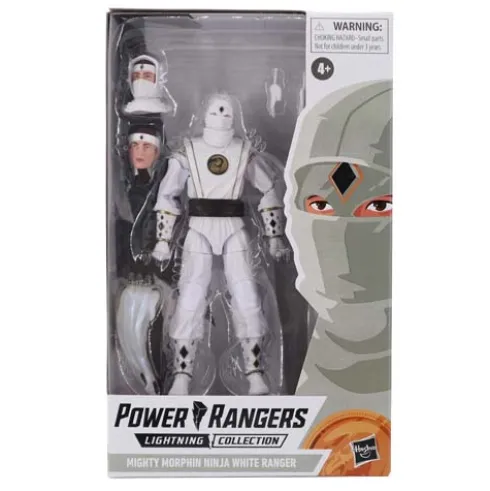 Power Rangers Lightning Collection Monsters Mighty Morphin Ninja White Ranger