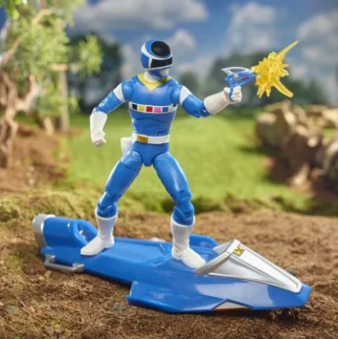 Power Rangers Lightning Collection In Space Blue Ranger & Galaxy Glider