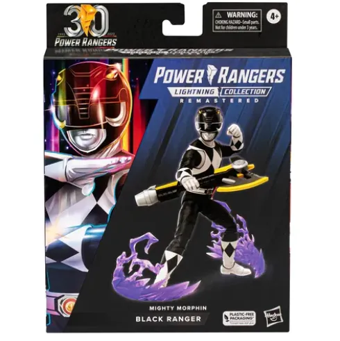 Power Rangers Lightning Collection Remastered Mighty Morphin Black Ranger