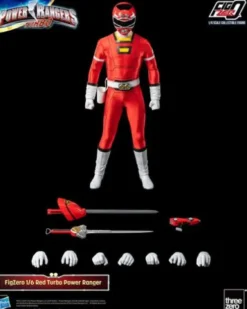 Power Rangers Turbo Figura FigZero 1/6 Red Turbo Power Ranger 30 cm