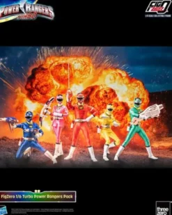 Power Rangers Turbo Pack de 5 Figuras FigZero 1/6 Turbo Power Rangers 30 cm
