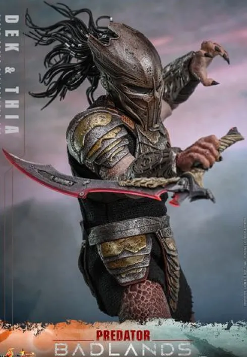 Predator Badlands Figura Movie Masterpiece 1/6 Dek & Thia 30 cm