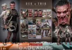 Predator Badlands Figura Movie Masterpiece 1/6 Dek & Thia 30 cm