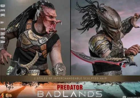 Predator Badlands Figura Movie Masterpiece 1/6 Dek & Thia 30 cm