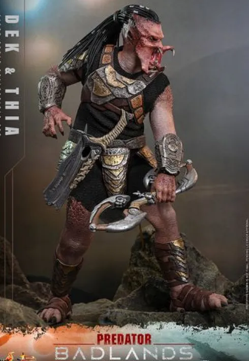 Predator Badlands Figura Movie Masterpiece 1/6 Dek & Thia 30 cm