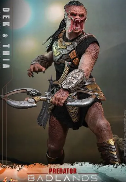 Predator Badlands Figura Movie Masterpiece 1/6 Dek & Thia 30 cm