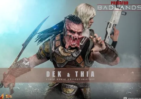 Predator Badlands Figura Movie Masterpiece 1/6 Dek & Thia 30 cm