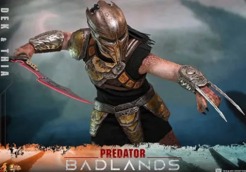 Predator Badlands Figura Movie Masterpiece 1/6 Dek & Thia 30 cm