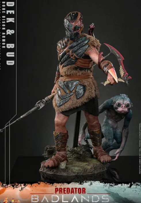 Predator: Badlands Movie Masterpiece Pack de 2 Figuras 1/6 Dek (Bone Bison Armor) and Bud 31 cm