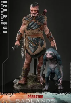 Predator: Badlands Movie Masterpiece Pack de 2 Figuras 1/6 Dek (Bone Bison Armor) and Bud 31 cm