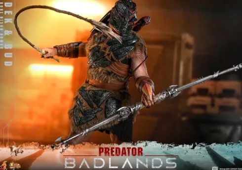 Predator: Badlands Movie Masterpiece Pack de 2 Figuras 1/6 Dek (Bone Bison Armor) and Bud 31 cm