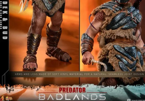 Predator: Badlands Movie Masterpiece Pack de 2 Figuras 1/6 Dek (Bone Bison Armor) and Bud 31 cm