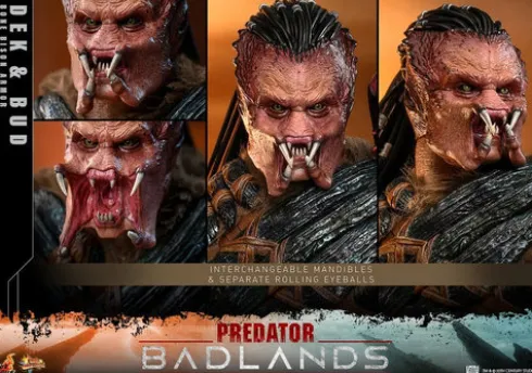 Predator: Badlands Movie Masterpiece Pack de 2 Figuras 1/6 Dek (Bone Bison Armor) and Bud 31 cm