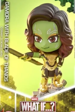 ¿Qué pasaría si…? Minifigura Cosbaby (S) Gamora (with Blade of Thanos) 10 cm