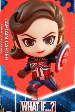 ¿Qué pasaría si…? Minifigura Cosbaby (S) Captain Carter 10 cm