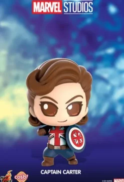 ¿Qué pasaría si…? Minifigura Cosbi Captain Carter 8 cm