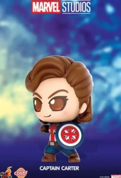 ¿Qué pasaría si…? Minifigura Cosbi Captain Carter 8 cm