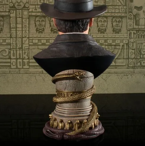 Raiders of the Lost Ark Indiana Jones Legends in 3-Dimensions Bust