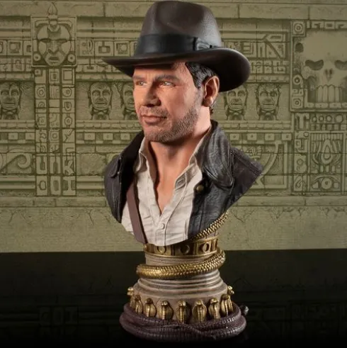 Raiders of the Lost Ark Indiana Jones Legends in 3-Dimensions Bust