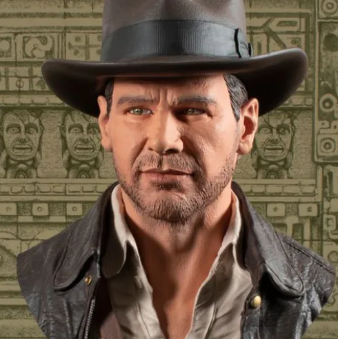 Raiders of the Lost Ark Indiana Jones Legends in 3-Dimensions Bust