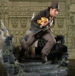 Raiders of the Lost Ark Indiana Jones (Escape with Idol) Deluxe Gallery Diorama