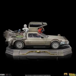 Regreso al Futuro Estatua 1/10 Art Scale DeLorean Full Set 23 cm