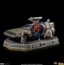 Regreso al Futuro Estatua 1/10 Art Scale DeLorean Full Set 23 cm